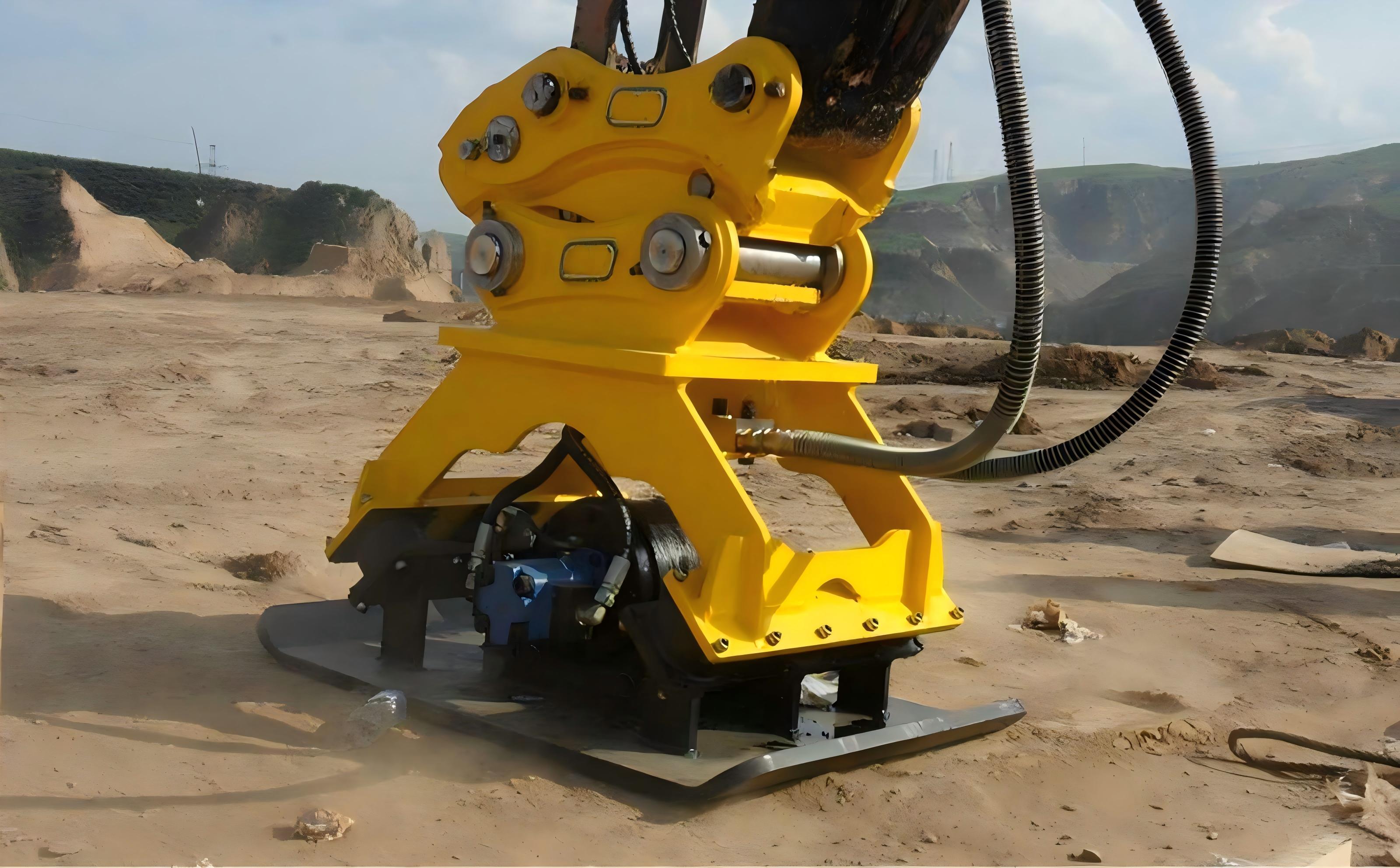 Příslušenství pro rypadlo - hydraulický plochý kompaktor