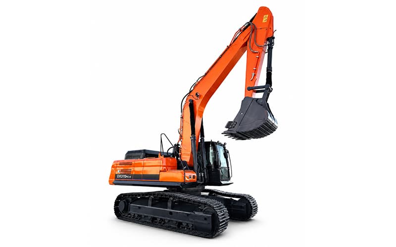 Nemesis hard rocku v hornictví! DX370PC-9 (rypadlo o 35,6 tunách): Odstraňte celý důlní úsek za den.