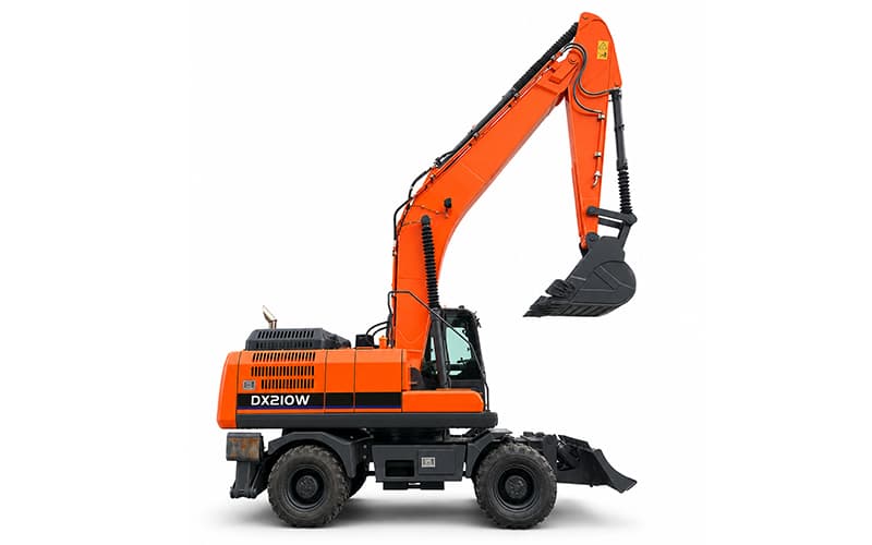 Kolové rypadlo EW210-D 20,1 tuny