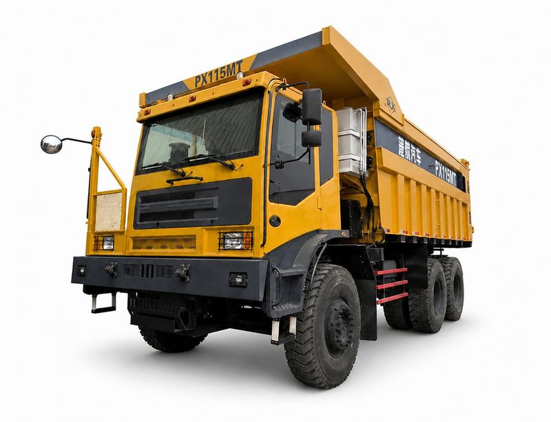PX115 80 tunový terénní důlní sklápěč